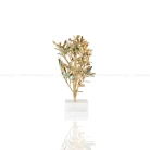 Κλαδί Σχίνος, μικρό αληθινό φυτό με επικάλυψη καθαρού ορείχαλκου