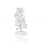Κλαδί Σχίνος, μεσαίο αληθινό φυτό με επικάλυψη από καθαρό ασήμι 1000°