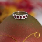 Burmese Rubies δαχτυλίδι 18κ με Ρουμπίνια και Διαμάντια